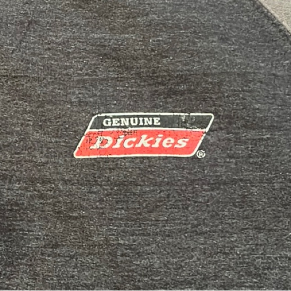 Vintage Men's Genuine Dickies XL Gray and Black Sweatshirt - Picture 2 of 9